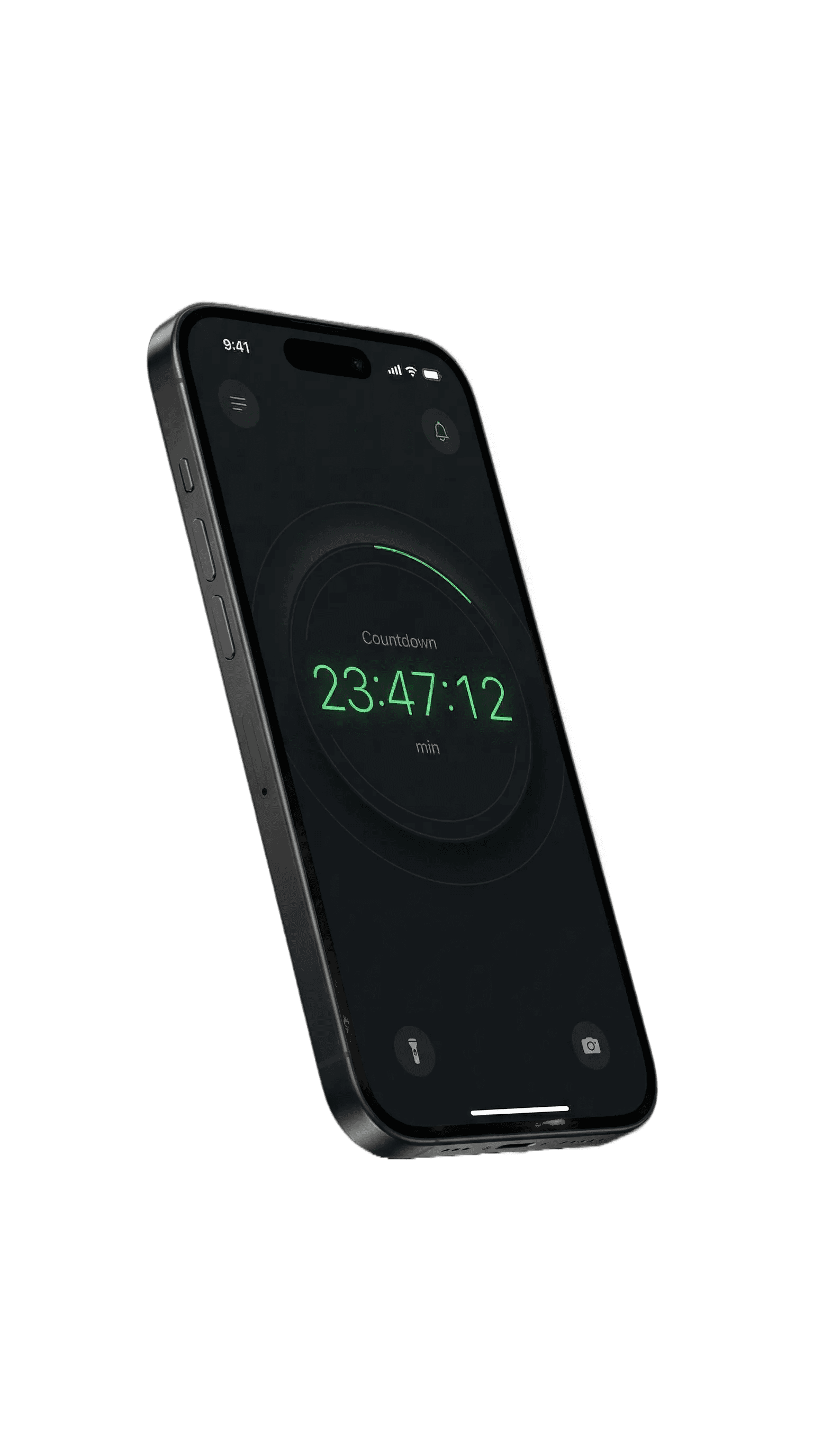 holdin app — countdown timer sur iPhone